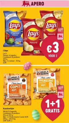 Lay's Natuur of paprika, Combineer & profiteer 100 g - Voorbeeld van een folder van Delhaize, geldig van 26.03.2026 | Pagina: 7 | Producten: Chips