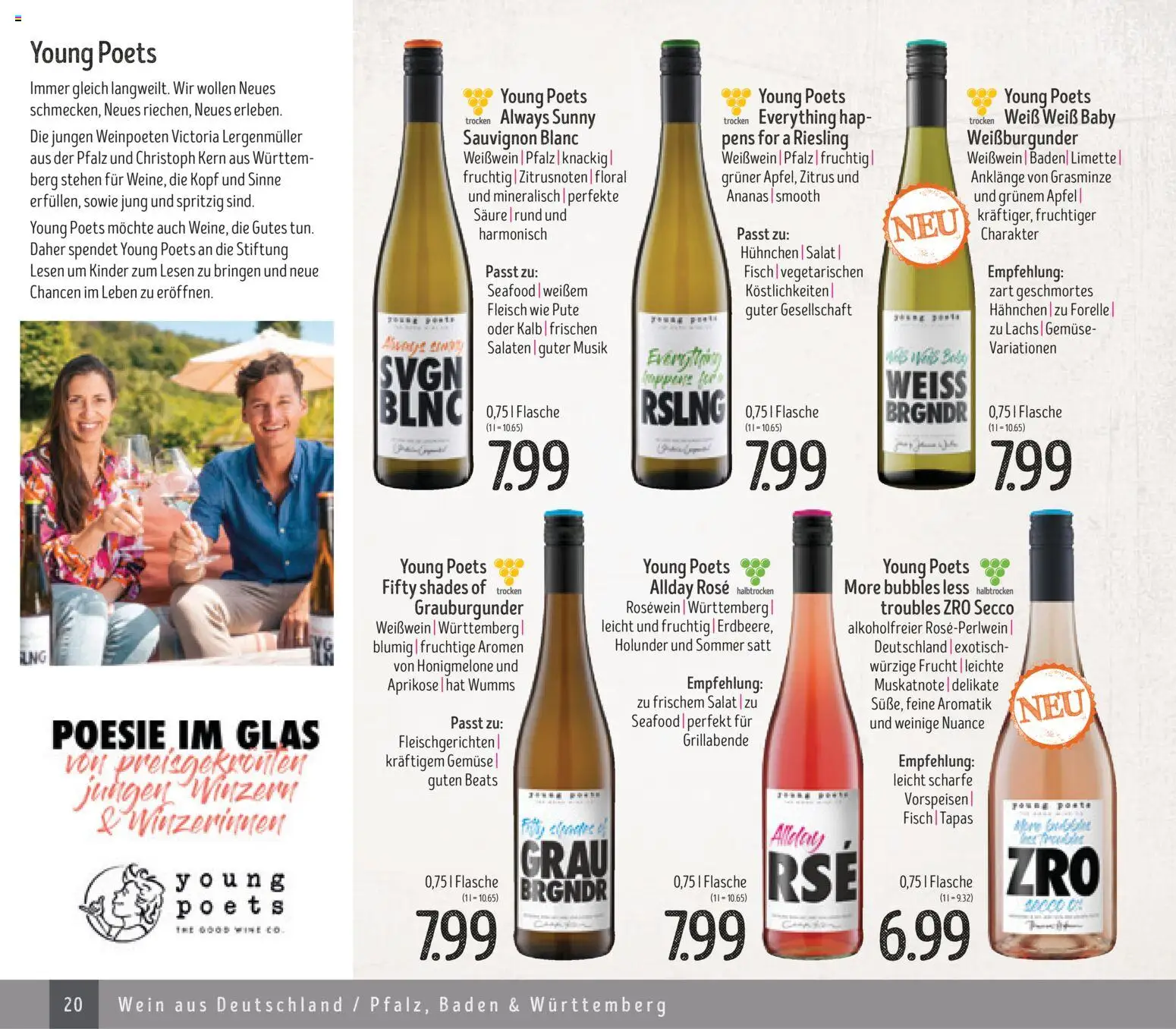 Edeka Struve Wein– und Spirituosen – gültig ab 14.11.2025 | Seite: 20 | Produkte: Weißwein, Äpfel, Lachs, Fleisch