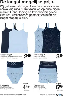 Zeeman - Folder - Voorbeeld van een folder van Zeeman, geldig van 27.12.2025 | Pagina: 24 | Producten: Slip, Kinder