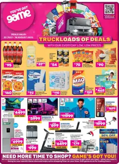 Preview of Game specials valid from 22.07.2025