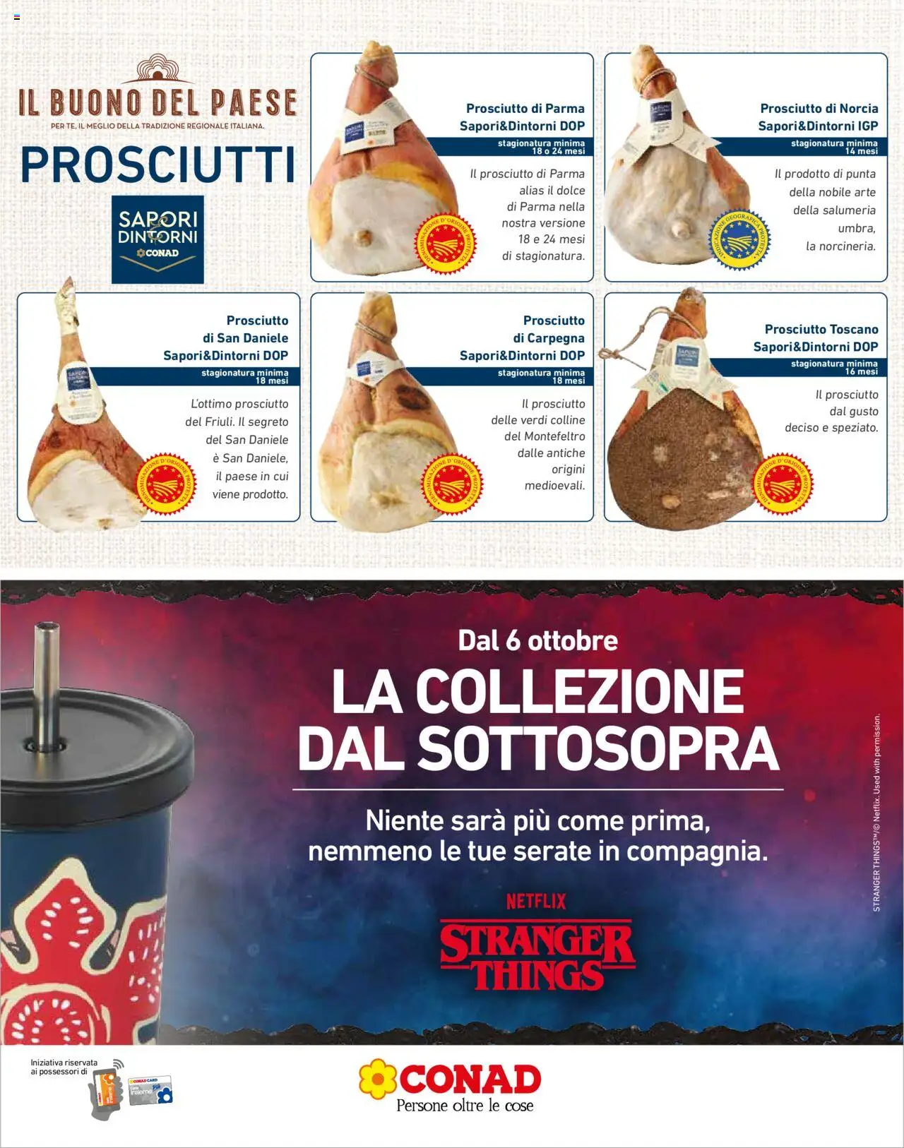 Volantino Conad del 26.09.2025 | Pagina: 11 | Prodotti: Prosciutto di Parma, Prosciutto