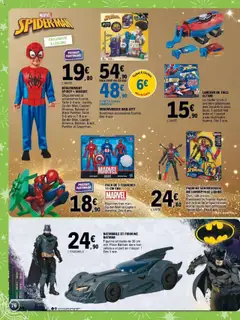 E.Leclerc - Prévisualisation de PACK DE 3 FIGURINES 15 CM ENV., Figurines Iron man, Spider-Man et Captain America. Dès 4 ans. valide à partir de 14.10.2025 | Page: 76 | Produits: Masque, Figurines, Costume