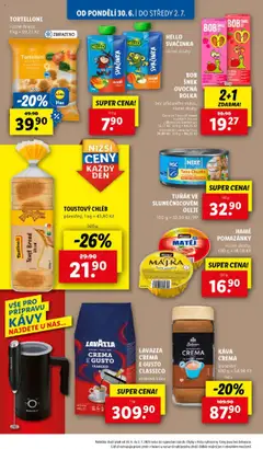 Lidl leták od 30.06.2025 | Strana: 28 | Produkty: Pomazánky, Káva, Instantní káva, Zrnková káva