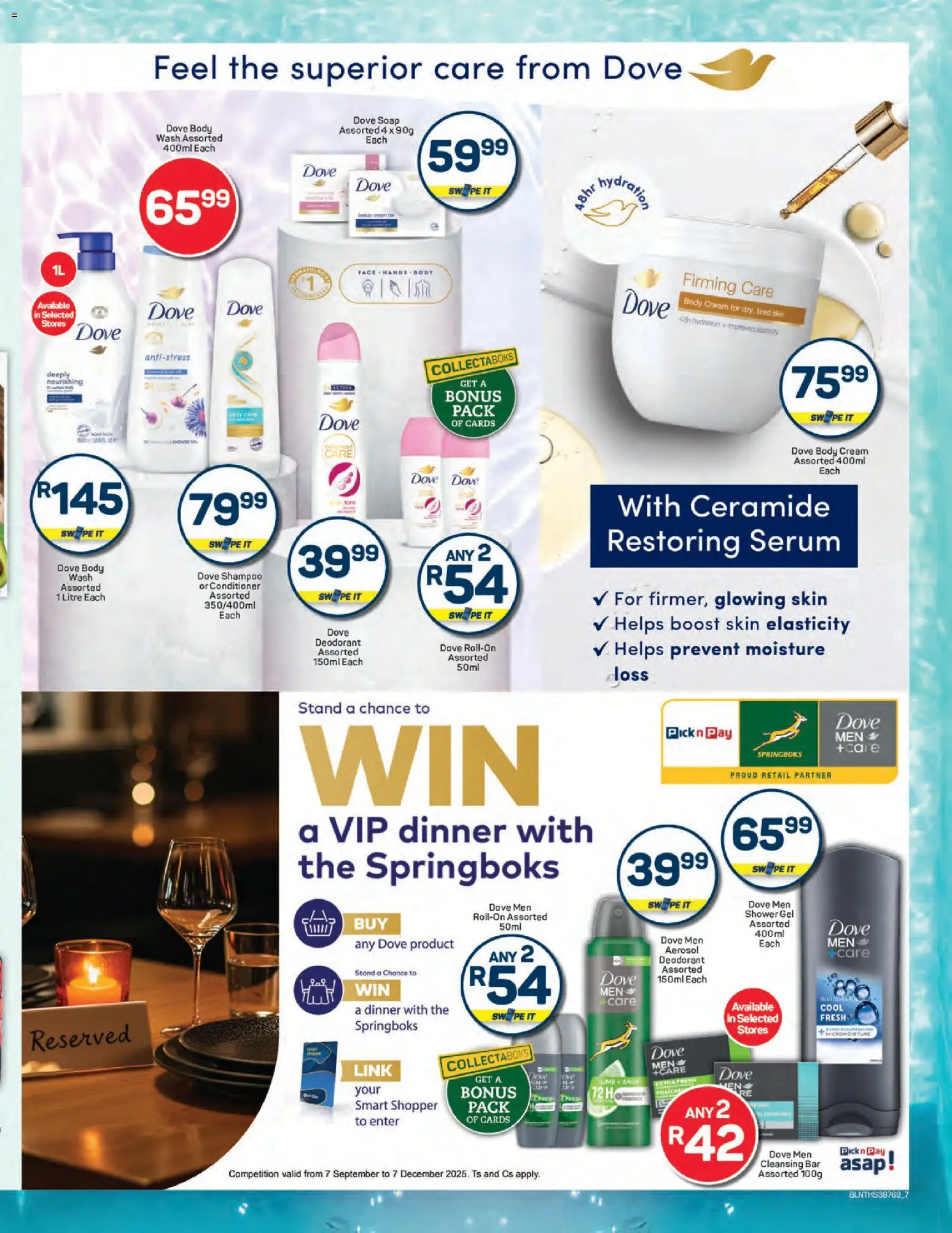 New Pick n Pay catalogue – valid from 24.10.2025 | Page: 7 | Products: Serum, Shower gel, Deodorant, Body wash