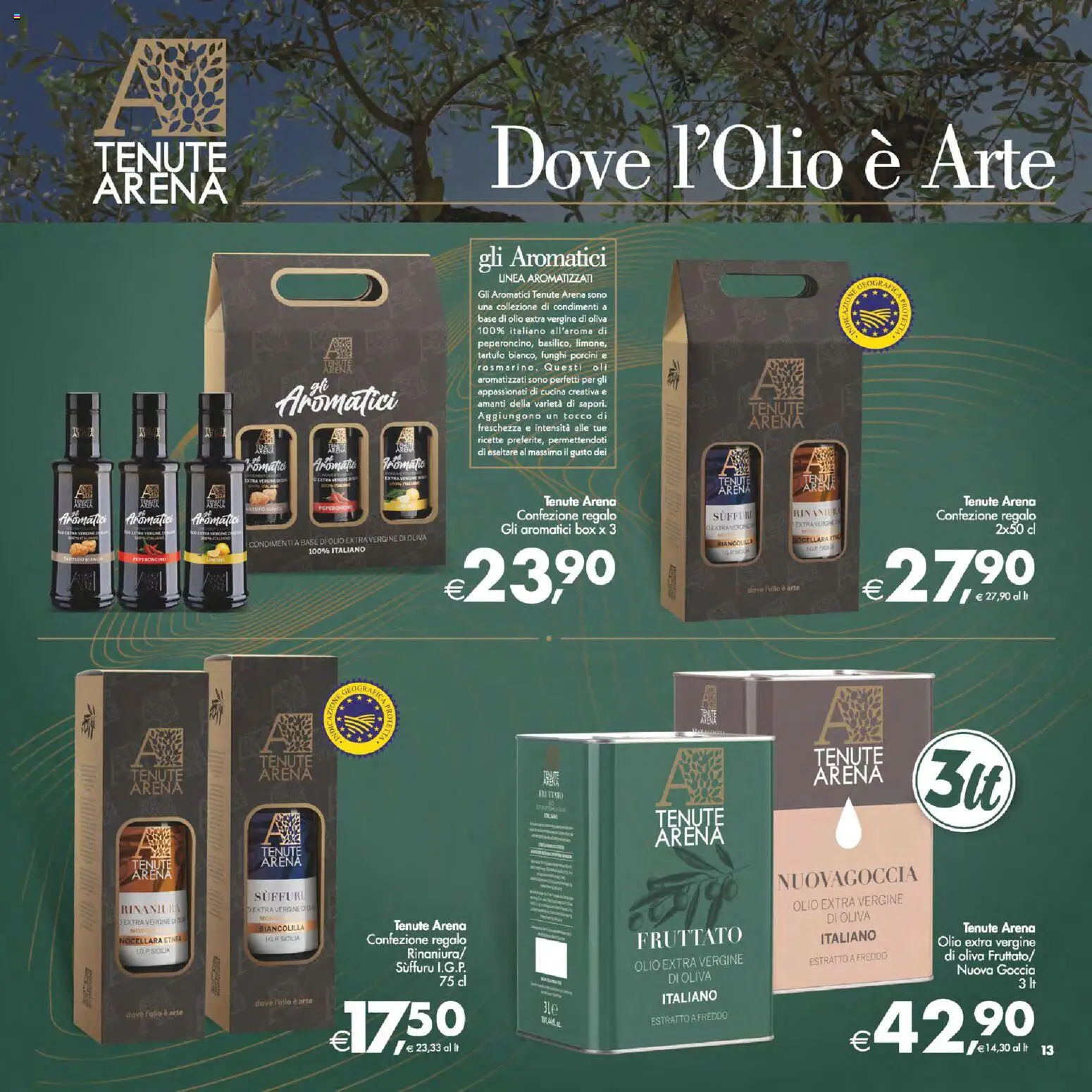 Volantino Decò del 16.12.2025 | Pagina: 13 | Prodotti: Tartufo, Peperoncino, Funghi, Olio extra vergine