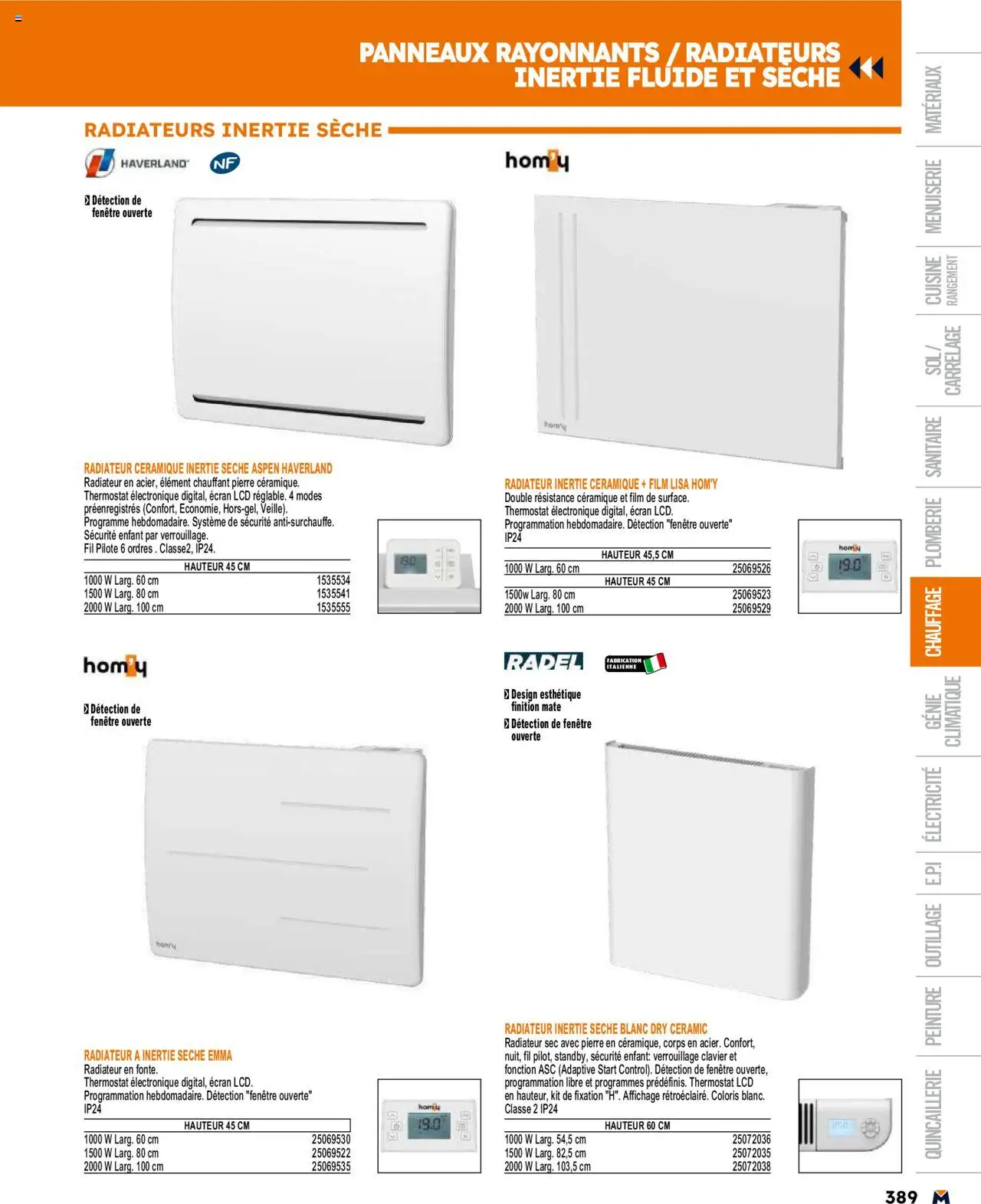  | Page: 389 | Produits: Clavier, Radiateur