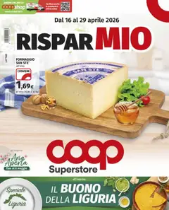 Anteprima del volantino COOP volantino Superstore Genova valido a partire dal 16.04.2026