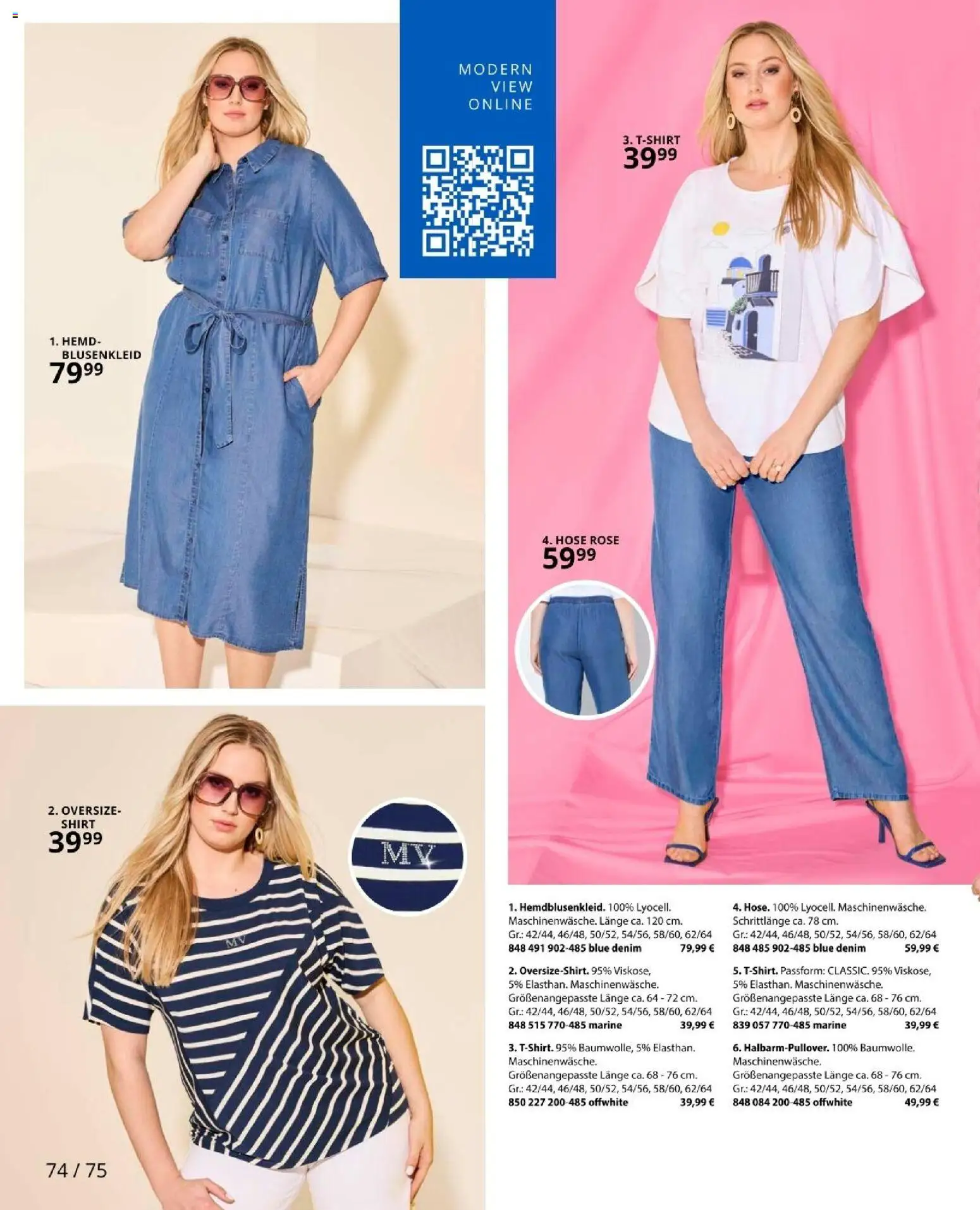 Ulla Popken akciós ujság - amely érvényes a következő dátumtól: 01.05.2026 | Oldal: 74