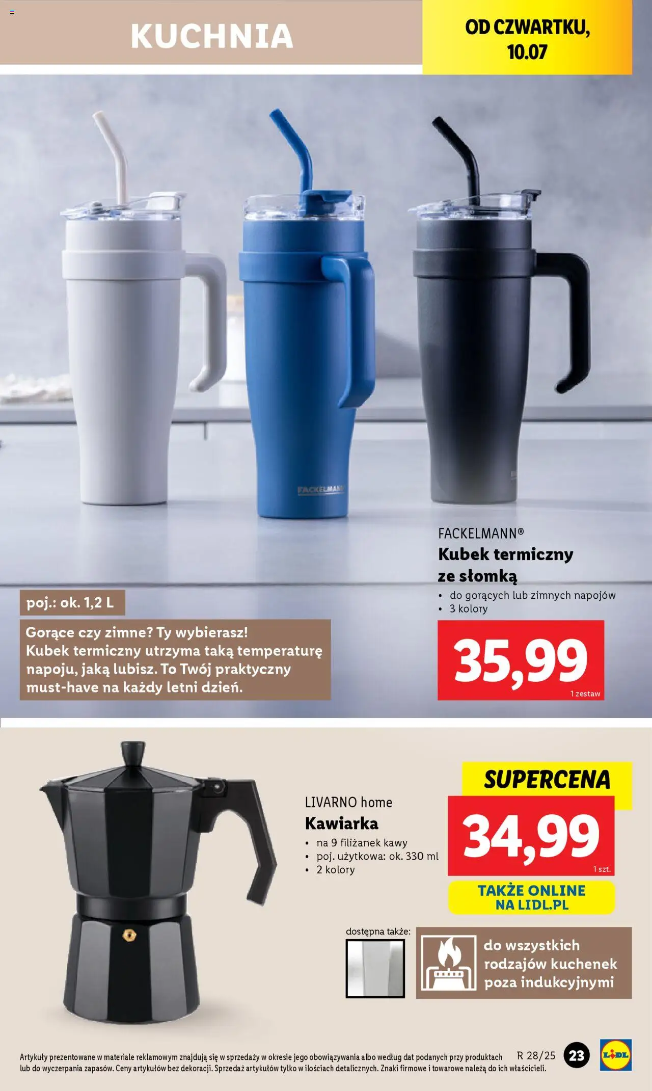Lidl Katalog od 07.07.2025 | Strona: 25 | Produkty: Kawiarka