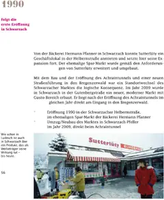 Sutterlüty Unsere Chronik ab 01.08.2025 gültig | Seite: 56 | Produkte: Bäckerei, Bier