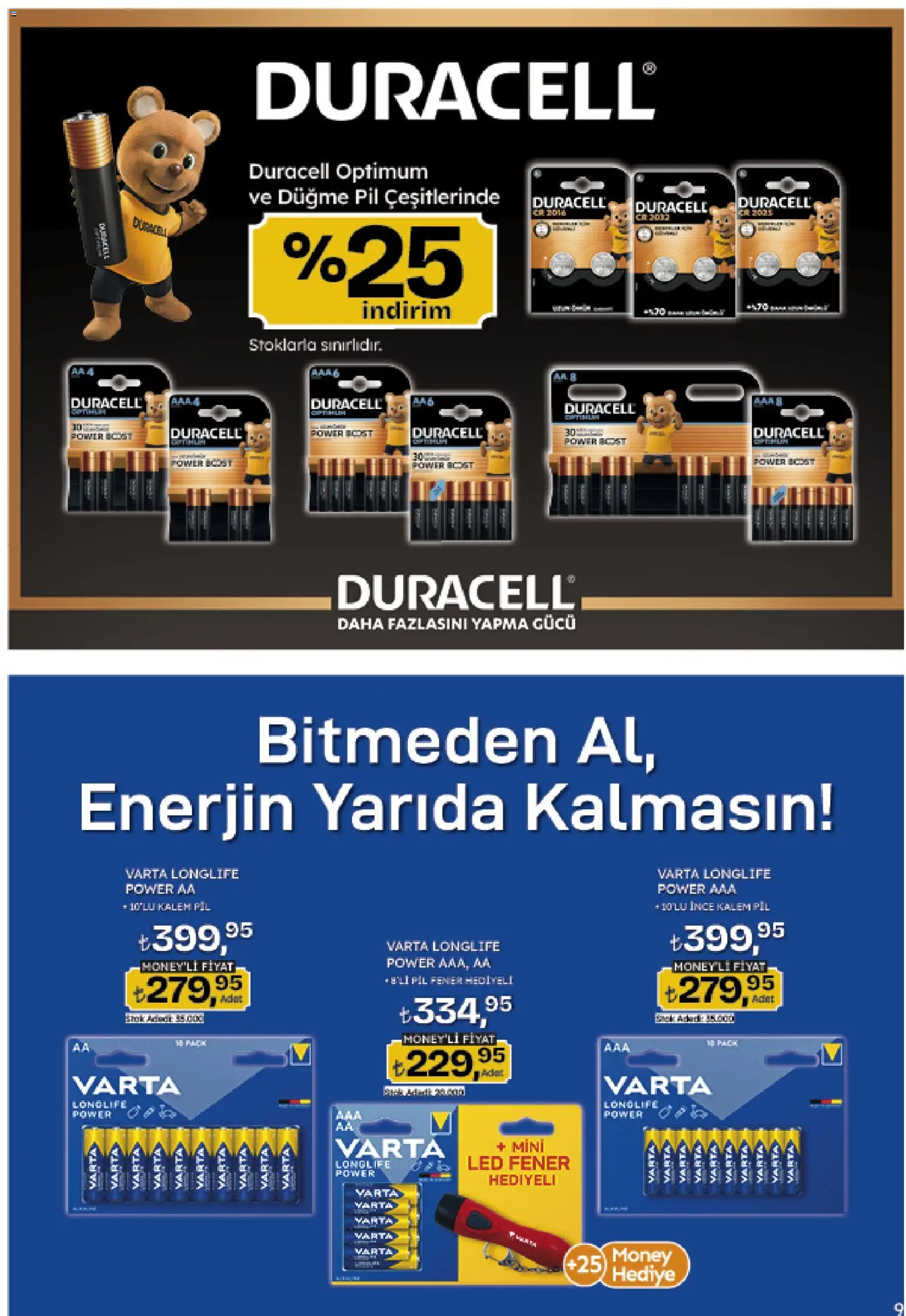 Migros Katalog - Migroskop - 08.01.2026 tarihinden itibaren geçerlidir | Sayfa: 93 | Ürünler: Pil