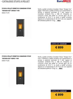 Anteprima del volantino Eurobrico Stufe a Pellet catalogo valido a partire dal 23.07.2025 | Pagina: 39 | Prodotti: Pellet, Stufa a pellet, Stufa