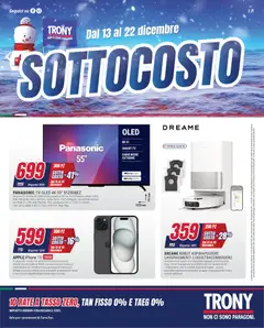 Anteprima del volantino Trony Sottocosto Brescia catalogo valido a partire dal 13.12.2025