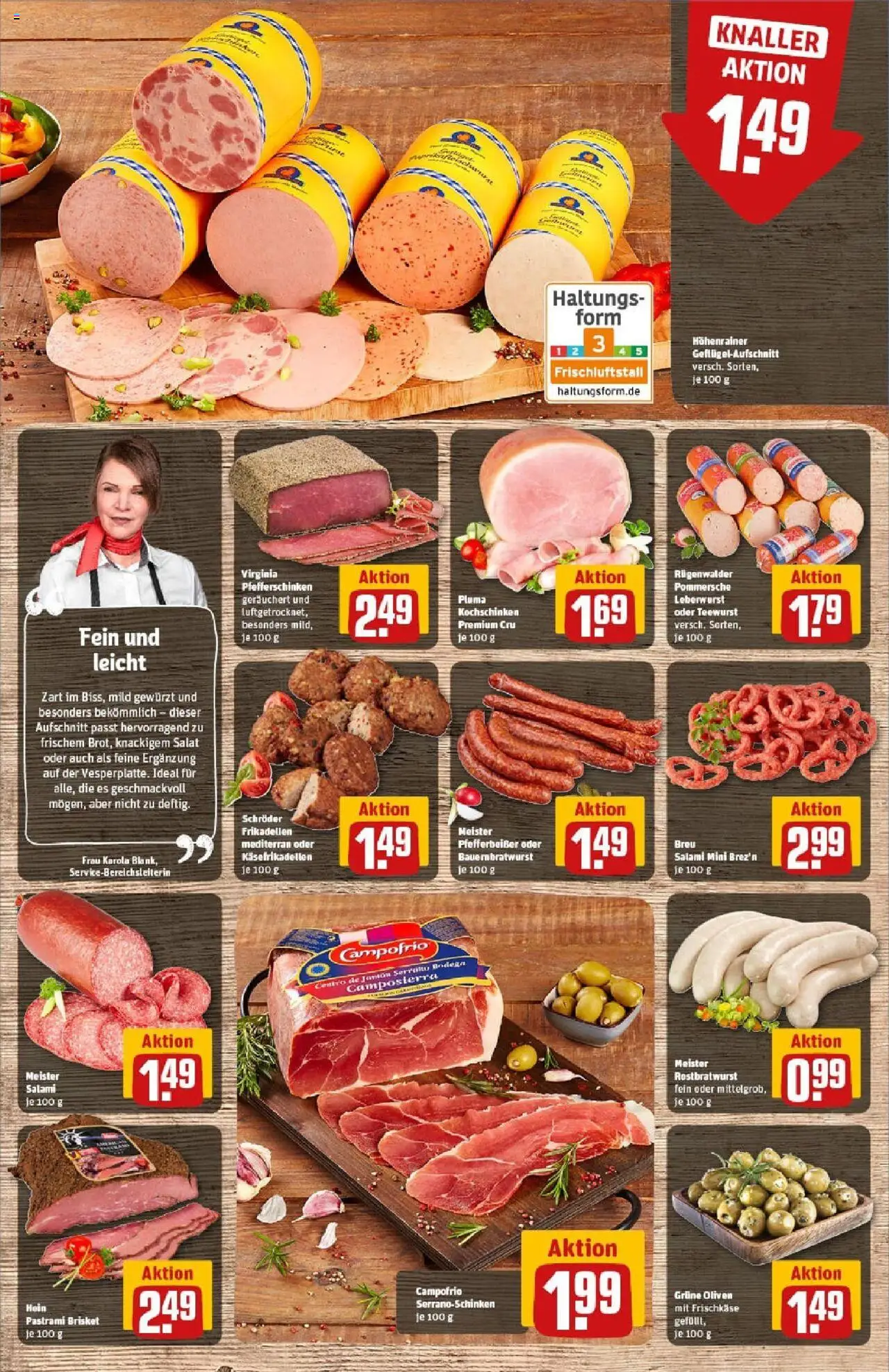 Rewe prospekt Heppenheim	 - gültig ab dem 06.07.2025 | Seite: 10 | Produkte: Salami, Salat, Frischkase