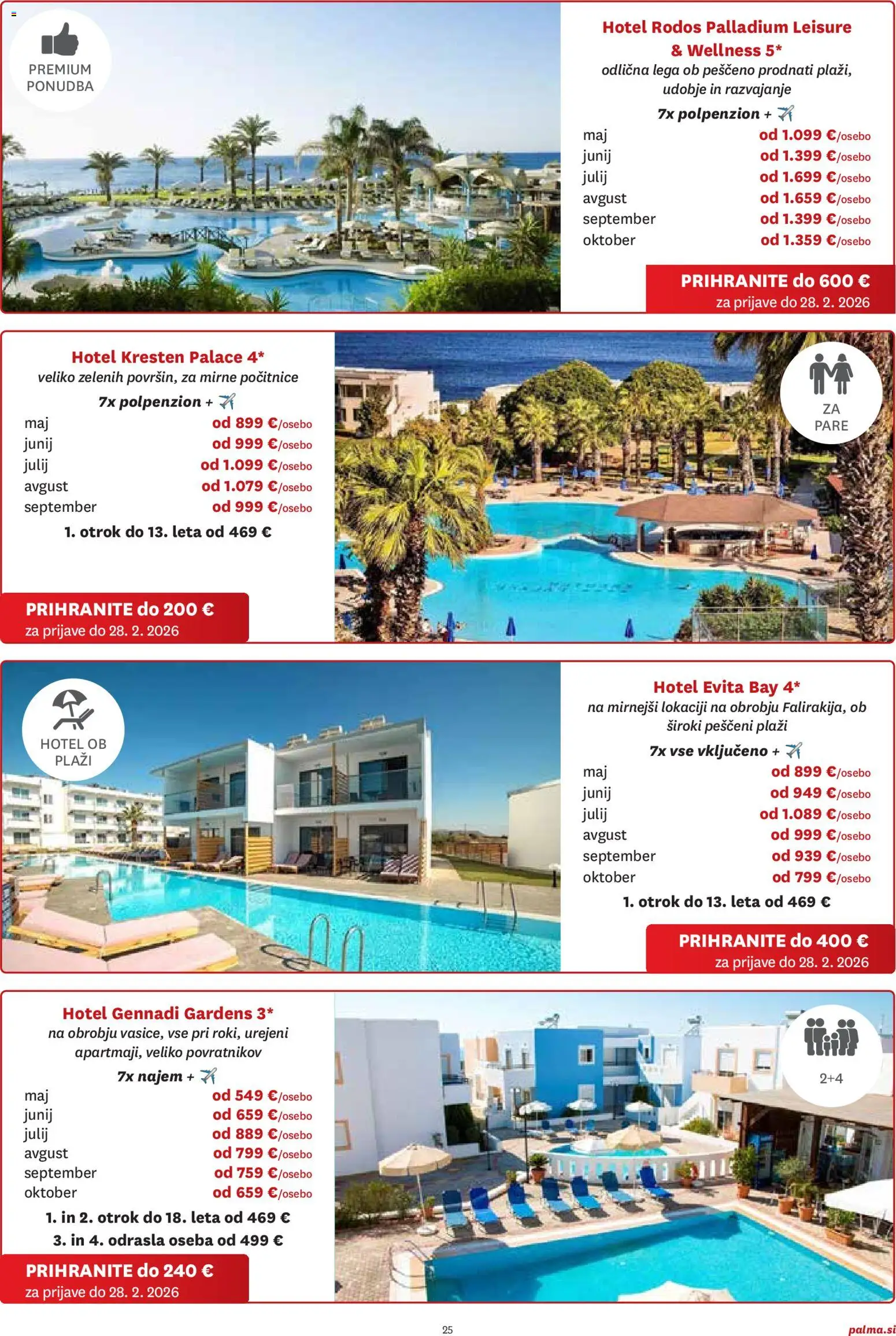 Novi Palma katalog ponudbe – veljaven od 01.01.2026 | Stran: 25