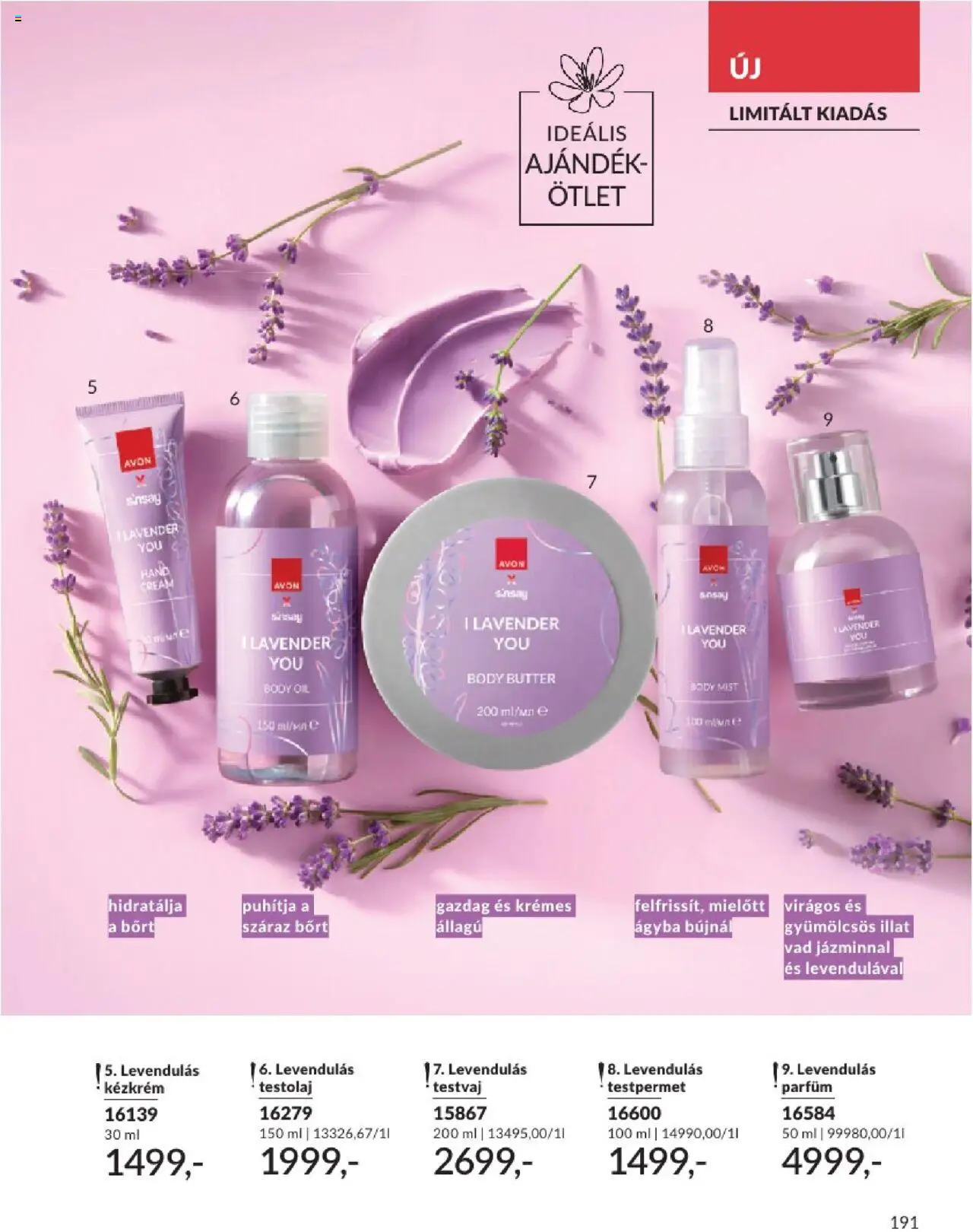 Avon akciós ujság - amely érvényes a következő dátumtól: 01.08.2025 | Oldal: 190