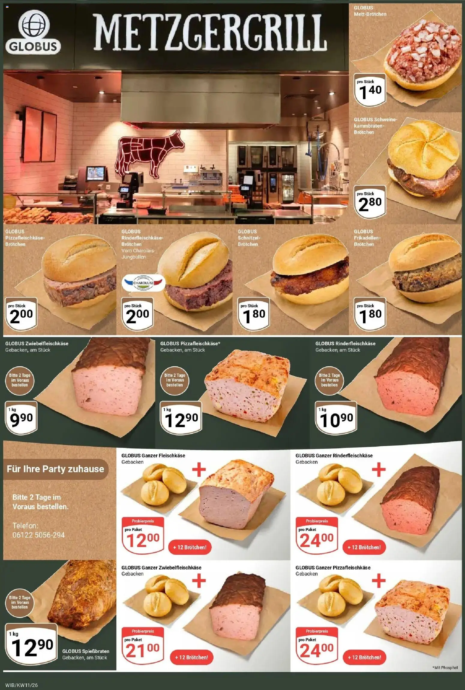 Globus prospekt Wiesbaden-Nordenstadt	 – gültig ab 09.03.2026 | Seite: 3 | Produkte: Schnitzel, Telefon