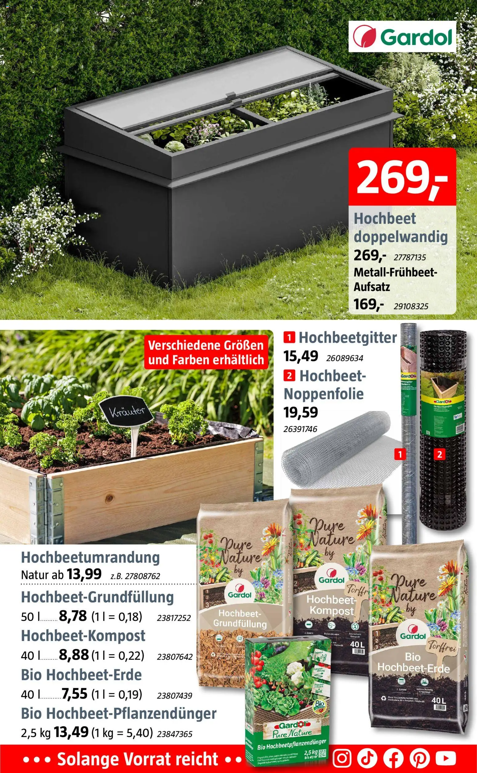 Bauhaus Online Prospekt – gültig ab 16.03.2026 | Seite: 4 | Produkte: Hochbeet