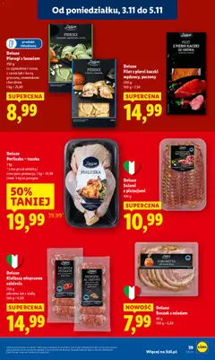 Pogląd oferty "Filet z piersi kaczki wędzony, parzony, 200 g" - ważna od 03.11.2025 | Strona: 41