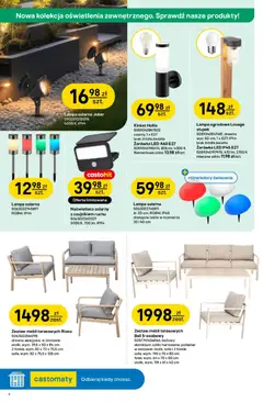 Pogląd oferty "Castorama gazetka" - ważna od 18.03.2026 | Strona: 7 | Produkty: Lampa solarna, Sofa, Lampa