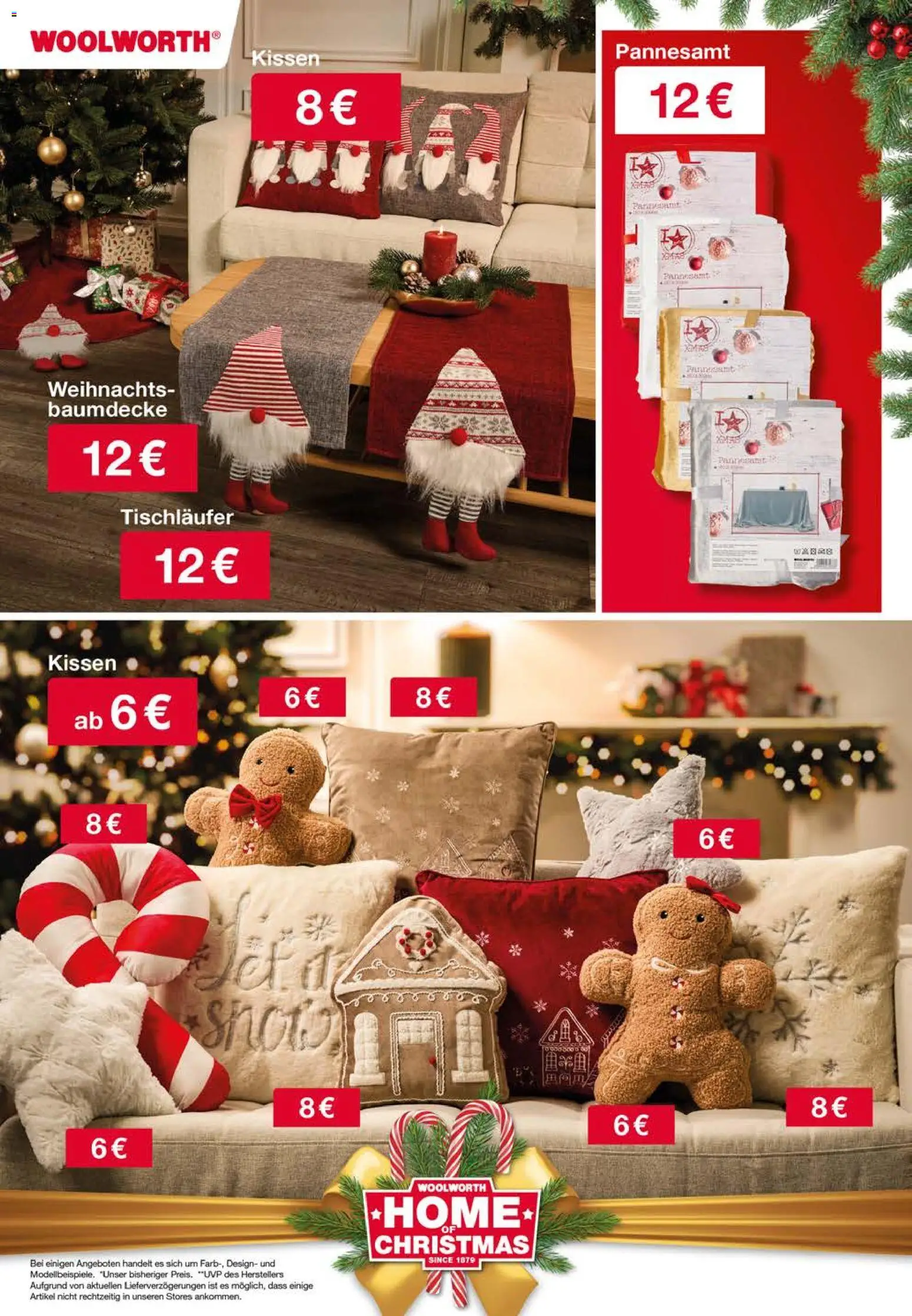 Woolworth  Weihnachtskatalog! gültig ab 24.10.2025 | Seite: 48 | Produkte: Kissen
