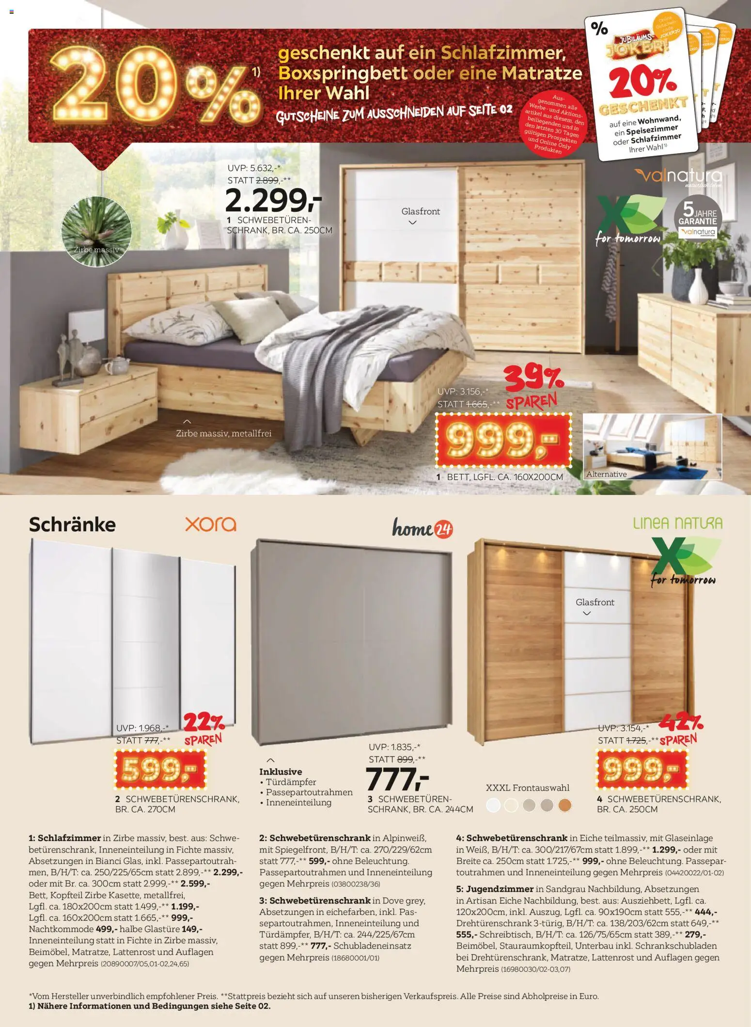 XXXLutz Jubiläums - Joker gültig ab 04.11.2025 | Seite: 16 | Produkte: Matratze, Lattenrost