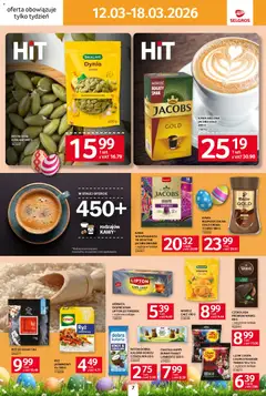Pogląd oferty "Selgros cash&carry gazetka - Jeszcze więcej super promocji" - ważna od 12.03.2026 | Strona: 7 | Produkty: Kawa rozpuszczalna, Czekolada, Pestki dyni, Owoce