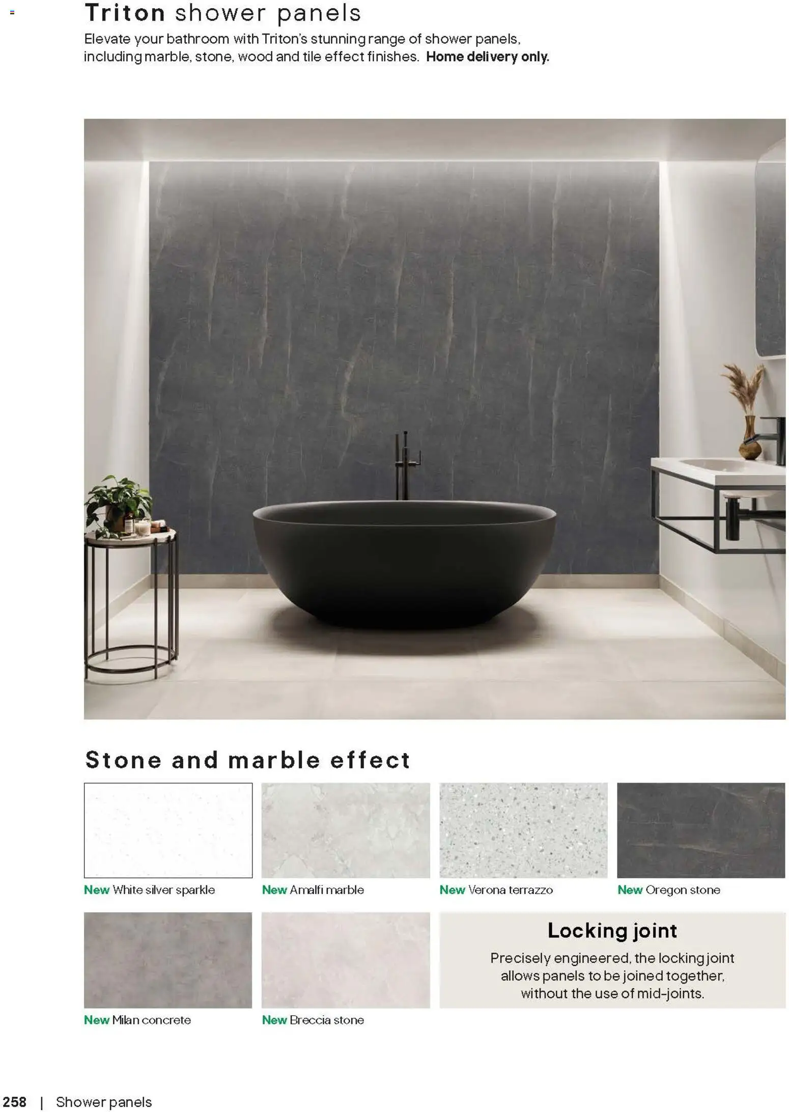 {H1} | Page: 258 | Products: Shower