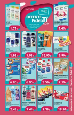 Anteprima del volantino AQUAFRESH dentifricio tripla protezione 75 ml x 6, dentifricio tripla protezione 75 ml x 6 valido a partire dal 01.12.2025 | Pagina: 19 | Prodotti: Shampoo, Rasoio, Deodorante, Dentifricio