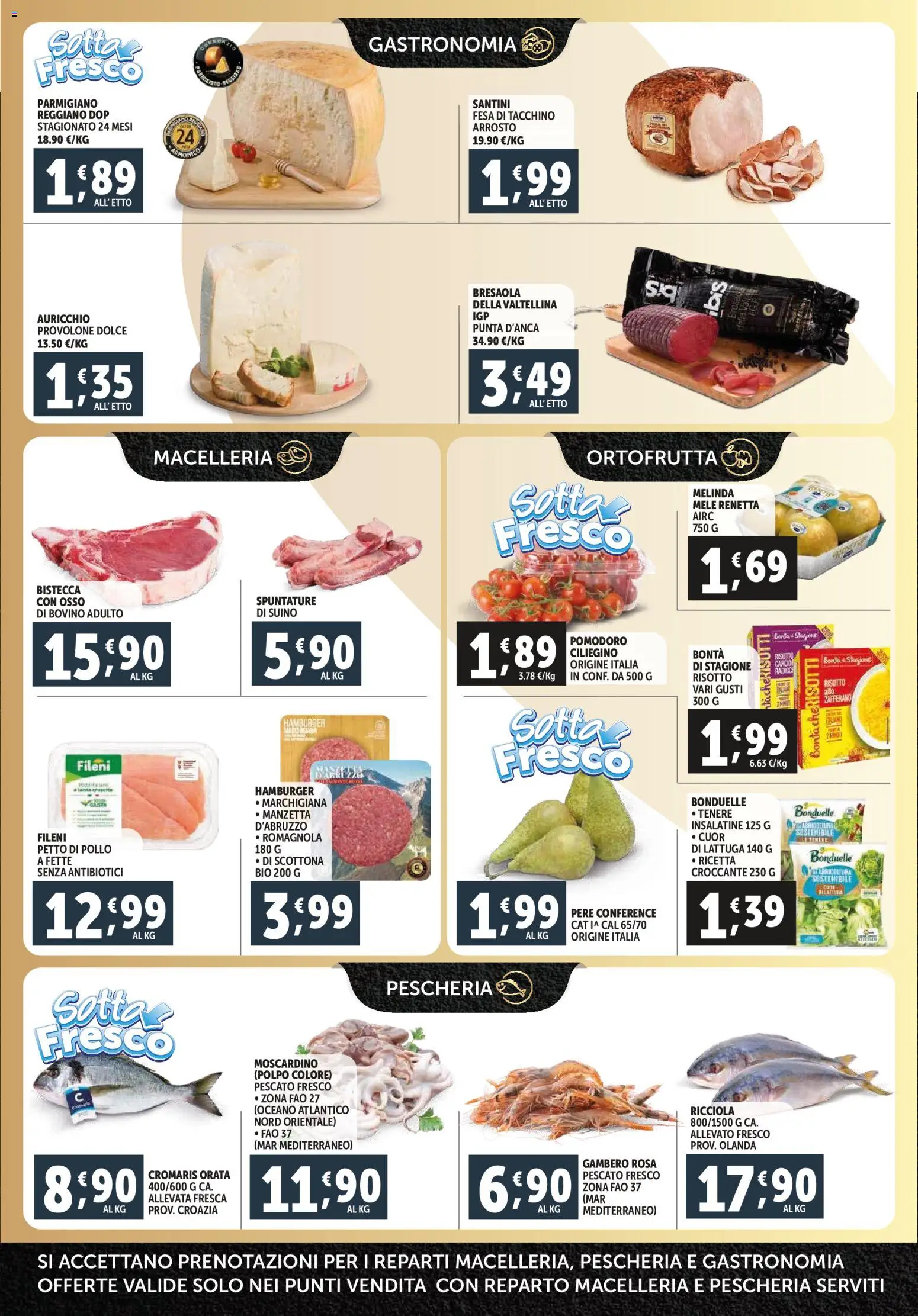 Volantino Decò del 23.02.2026 | Pagina: 2 | Prodotti: Petto di Pollo, Provolone, Mele, Pomodoro