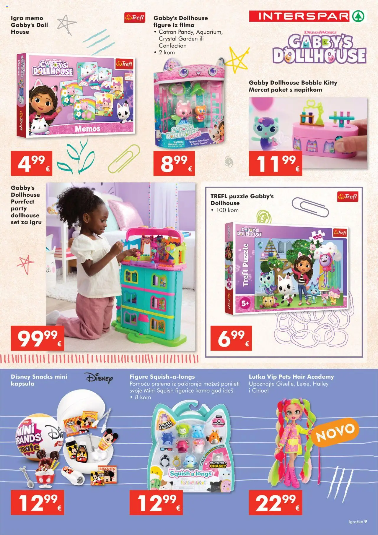 Interspar katalog | vrijedi od 22.10.2025 | Stranica: 9 | Proizvodi: Lutka, Igra