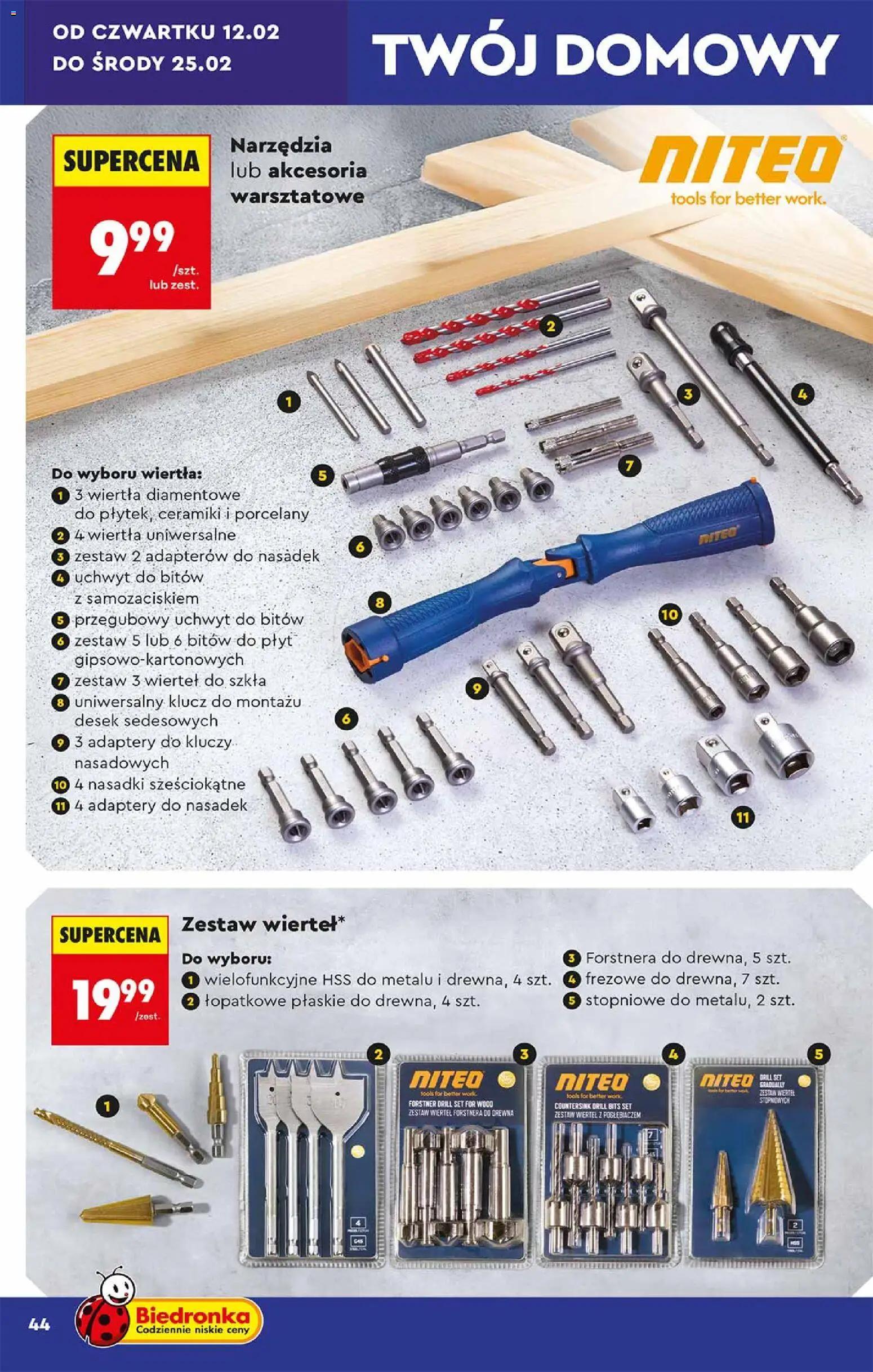 Biedronka gazetka - Hity i inspiracje od 07.02.2026 | Strona: 44