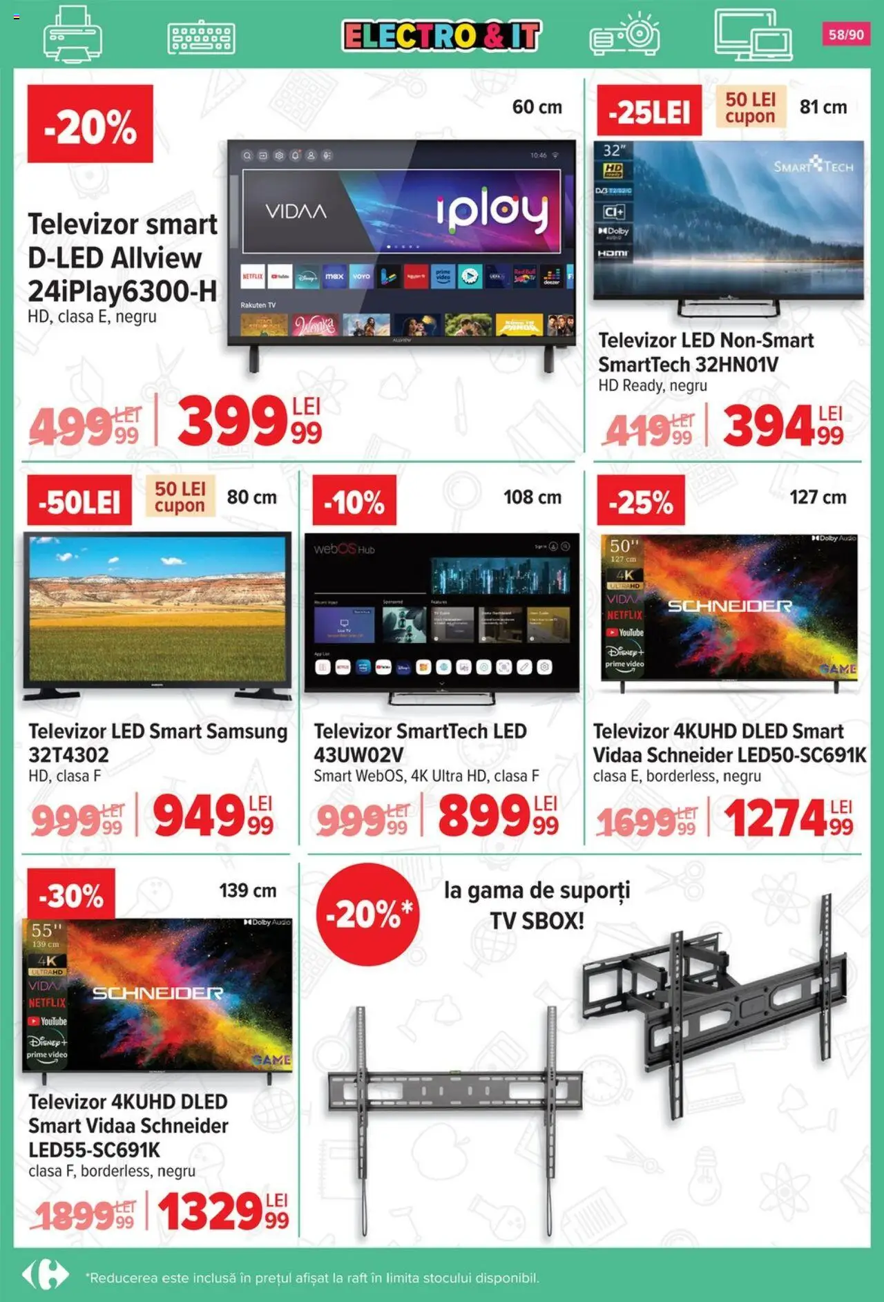 Carrefour catalog - Începe școala – valabil de la 13.08.2025 | Pagină: 59 | Produse: Vestiyer, Video, Raft, Köpek Sabunu