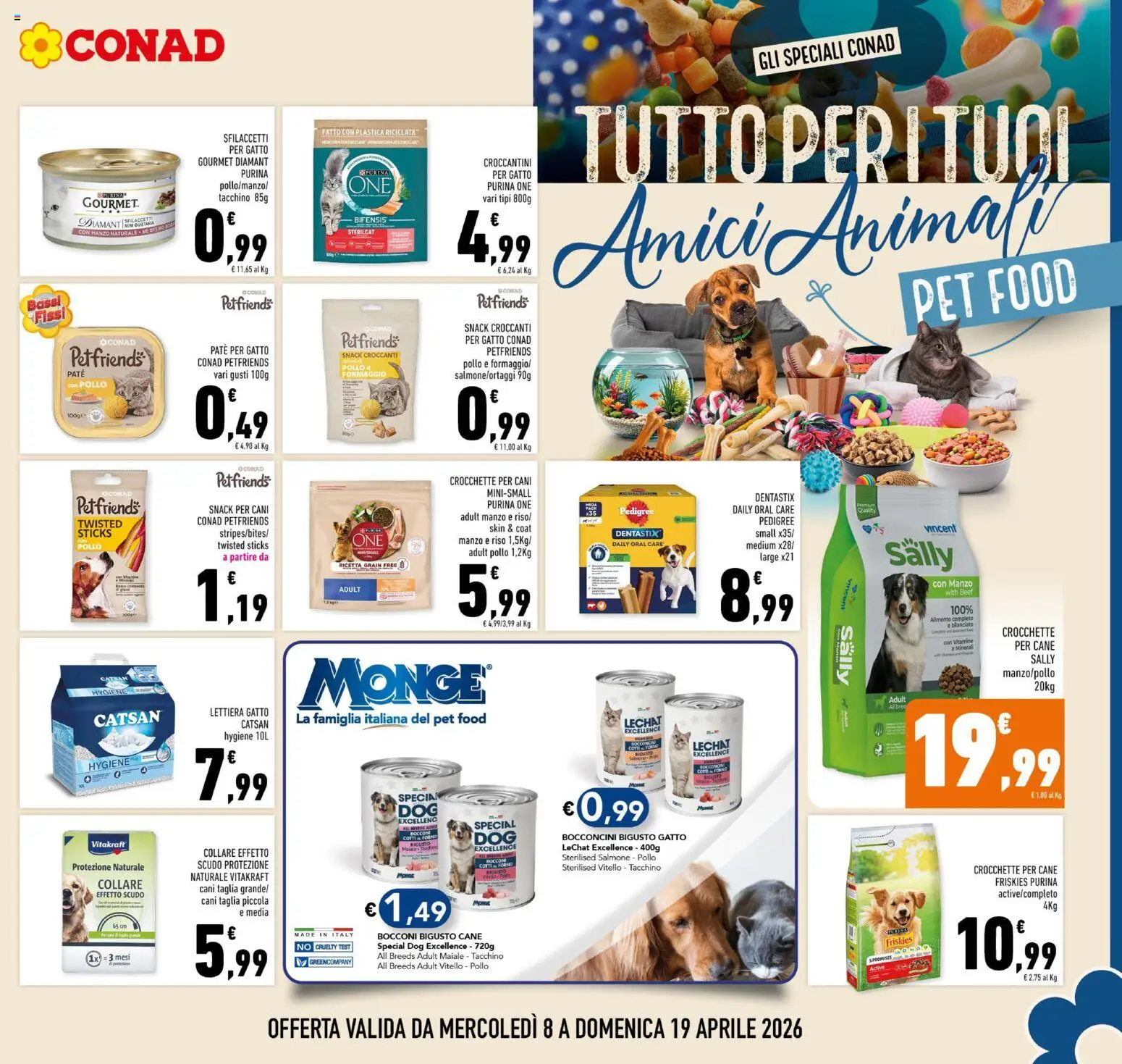 Volantino Conad del 08.04.2026 | Pagina: 17 | Prodotti: Pollo, Crocchette, Vitello, Forno