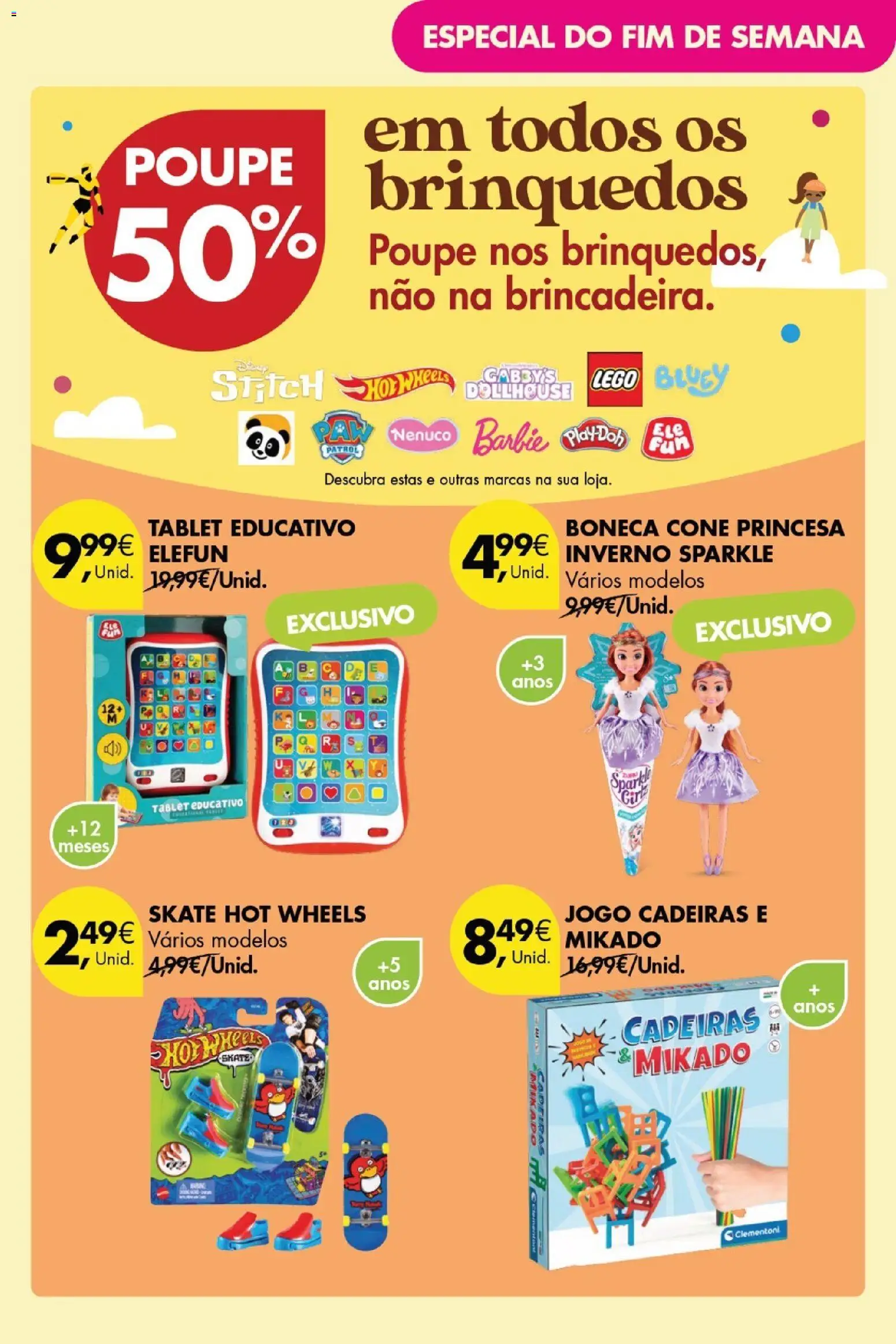 Pingo Doce Poupe este Fim de Semana │ válido de 21.11.2025 | Página: 29 | Produtos: Skate, Cadeiras, Tablet