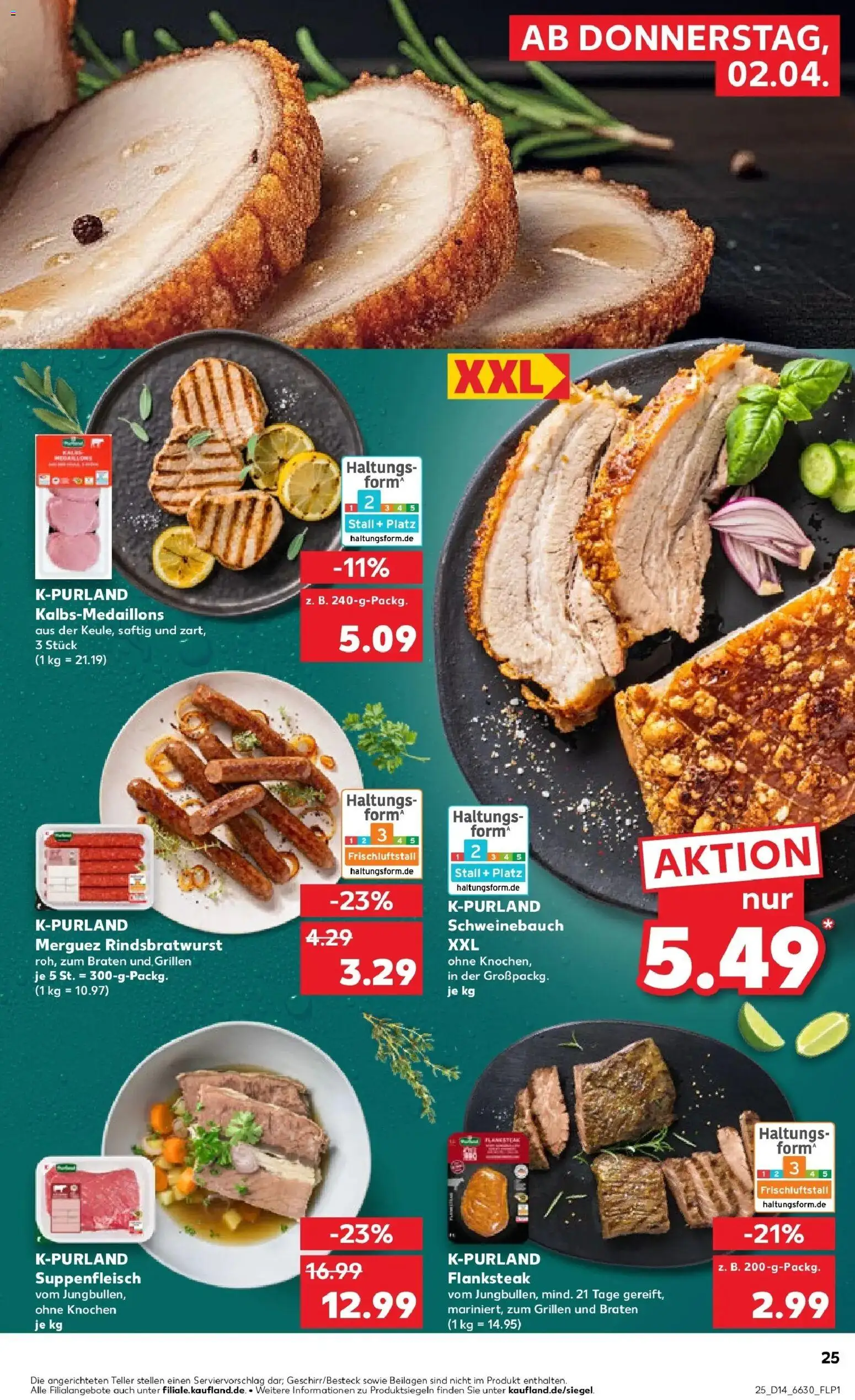 Kaufland Prospekt Iserlohn	 – gültig ab 30.03.2026 | Seite: 39 | Produkte: Schweinebauch, Suppenfleisch, Steak