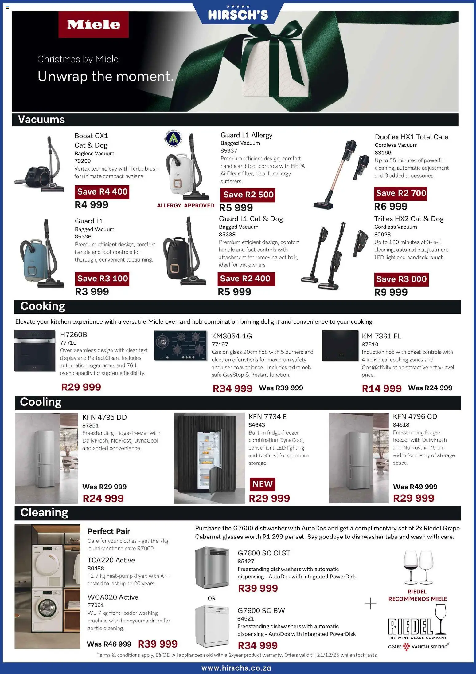 New Hirsch's catalogue – valid from 01.12.2025 | Page: 16 | Products: Dishwasher, Fridge, Wine, Brush