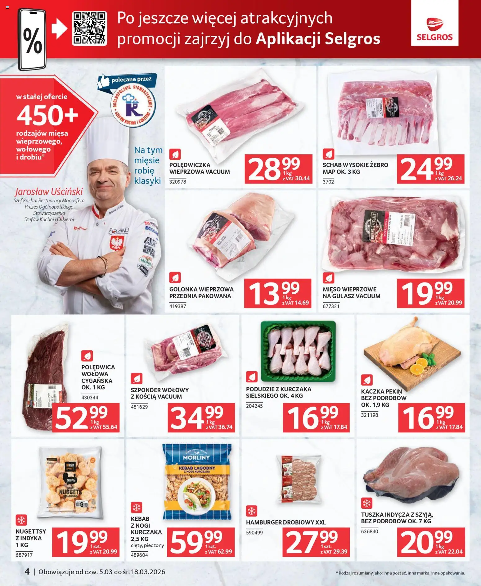 Selgros cash&carry gazetka - Oferta dla gastronomii od 05.03.2026 | Strona: 4