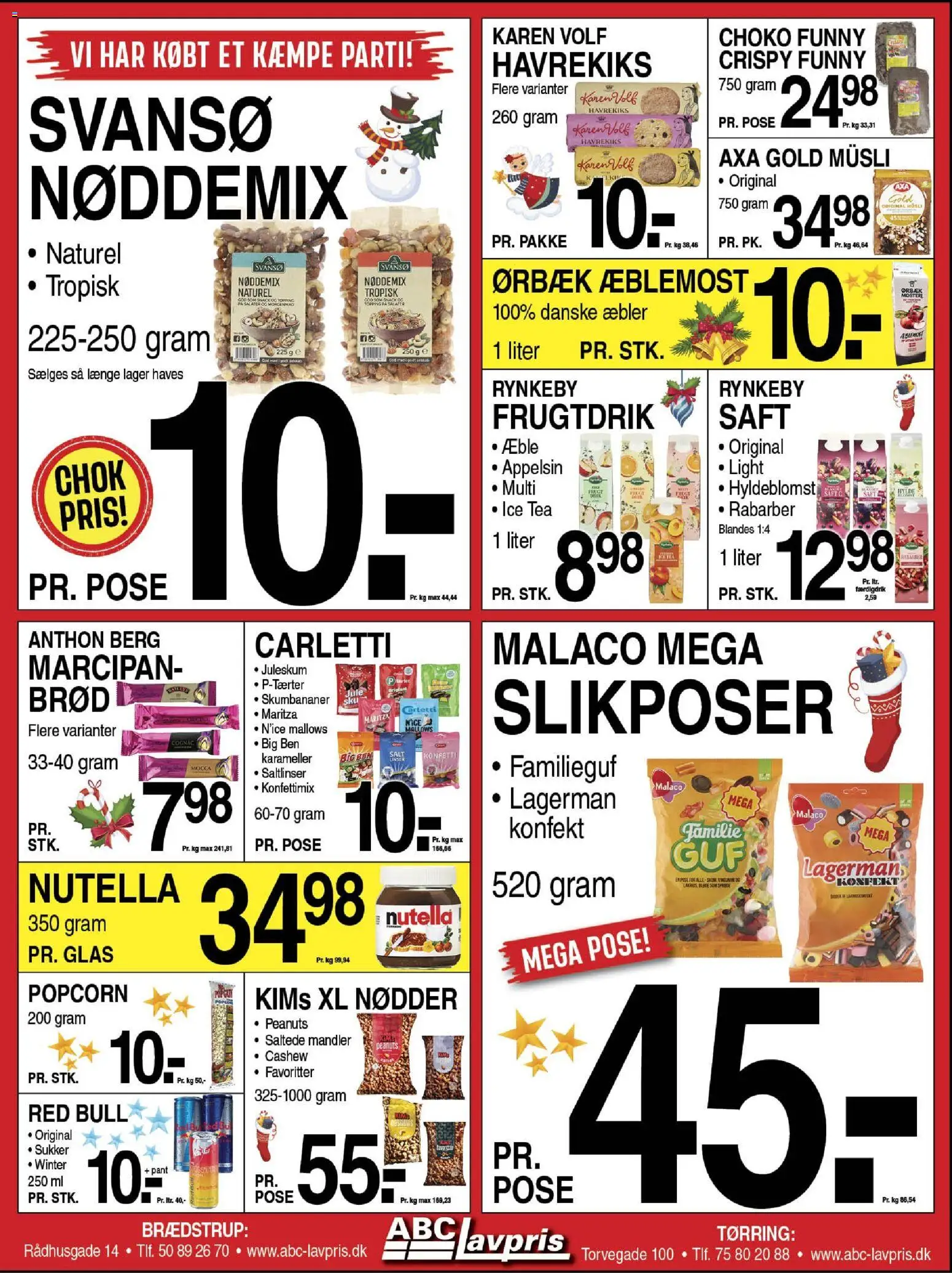 Abc Lavpris tilbudsavis – gyldig fra 03.12.2025 | Side: 7 | Produkter: Hylde, Salt, Karameller, Havrekiks