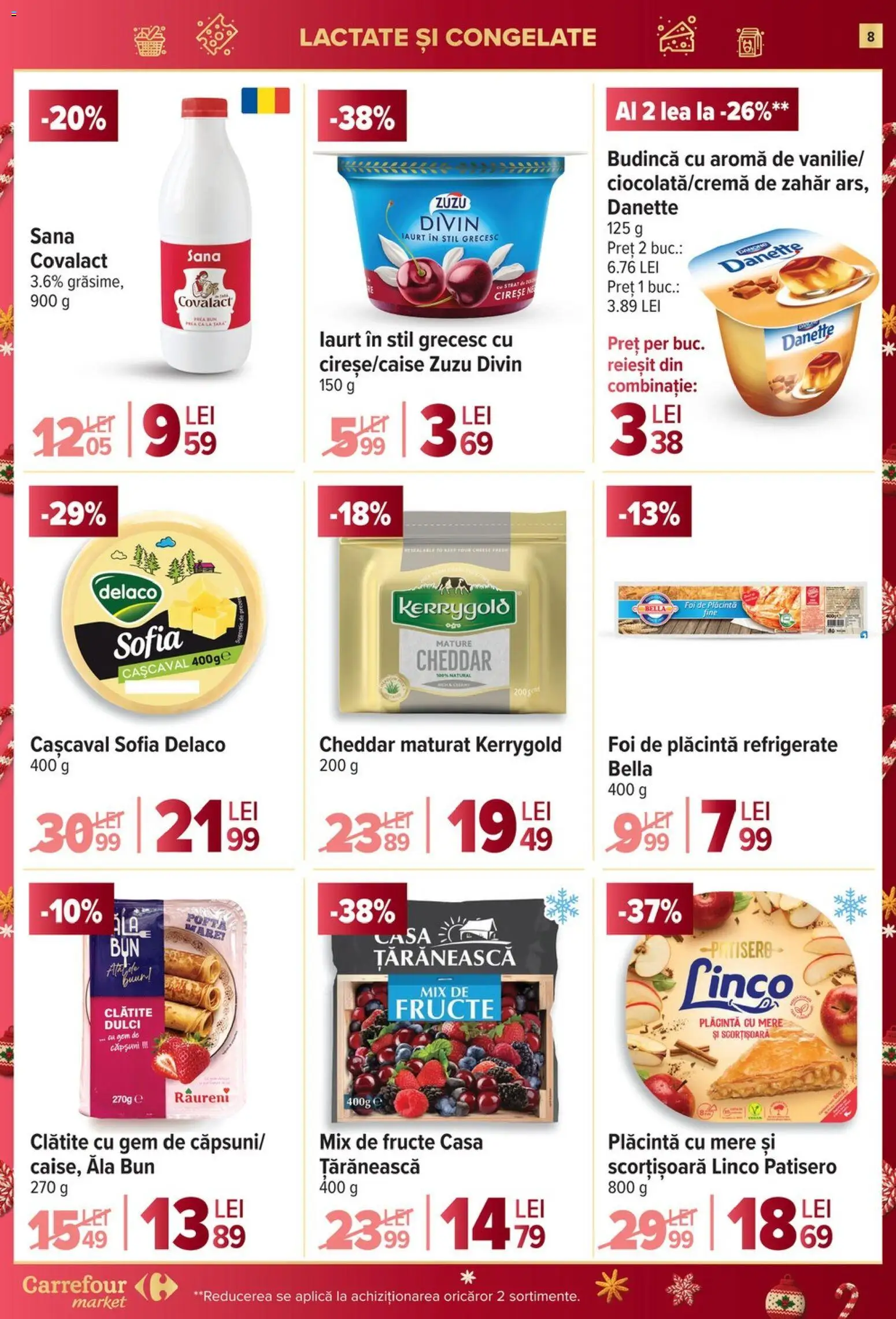 Noul catalog Carrefour – valabil de la 27.12.2025 | Pagină: 8 | Produse: Clătite, Mere, Fructe, Zahăr