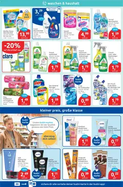Budni Prospekt 	 ab 29.12.2025 gültig | Seite: 4 | Produkte: Handcreme, Weichspüler, Waschmittel, Vernel