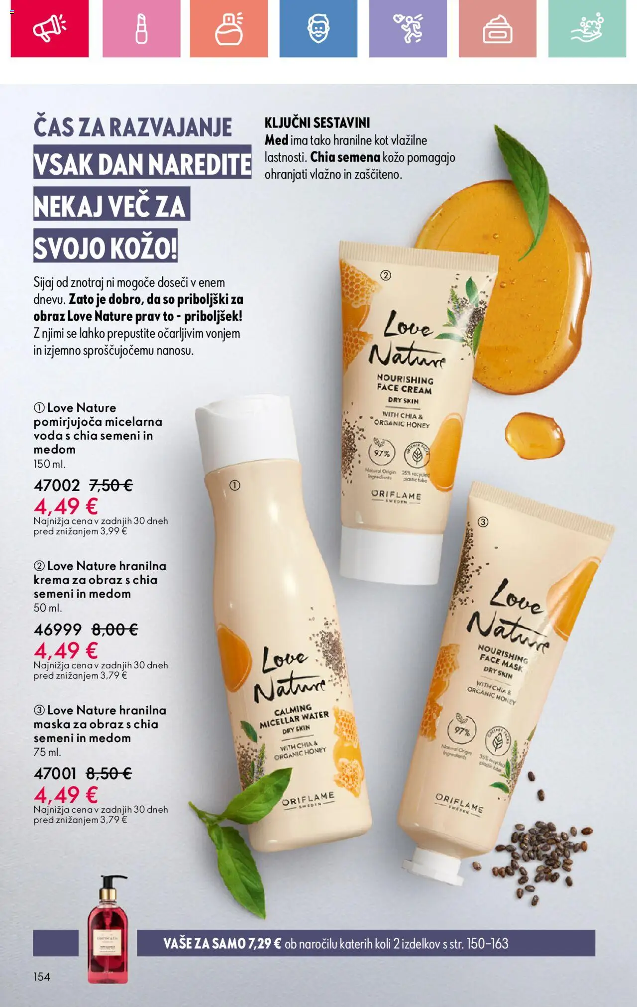 Oriflame katalog 11 │ velja od 03.08.2025 | Stran: 154 | Izdelki: Maska za obraz, Krema, Maska, Krema za obraz