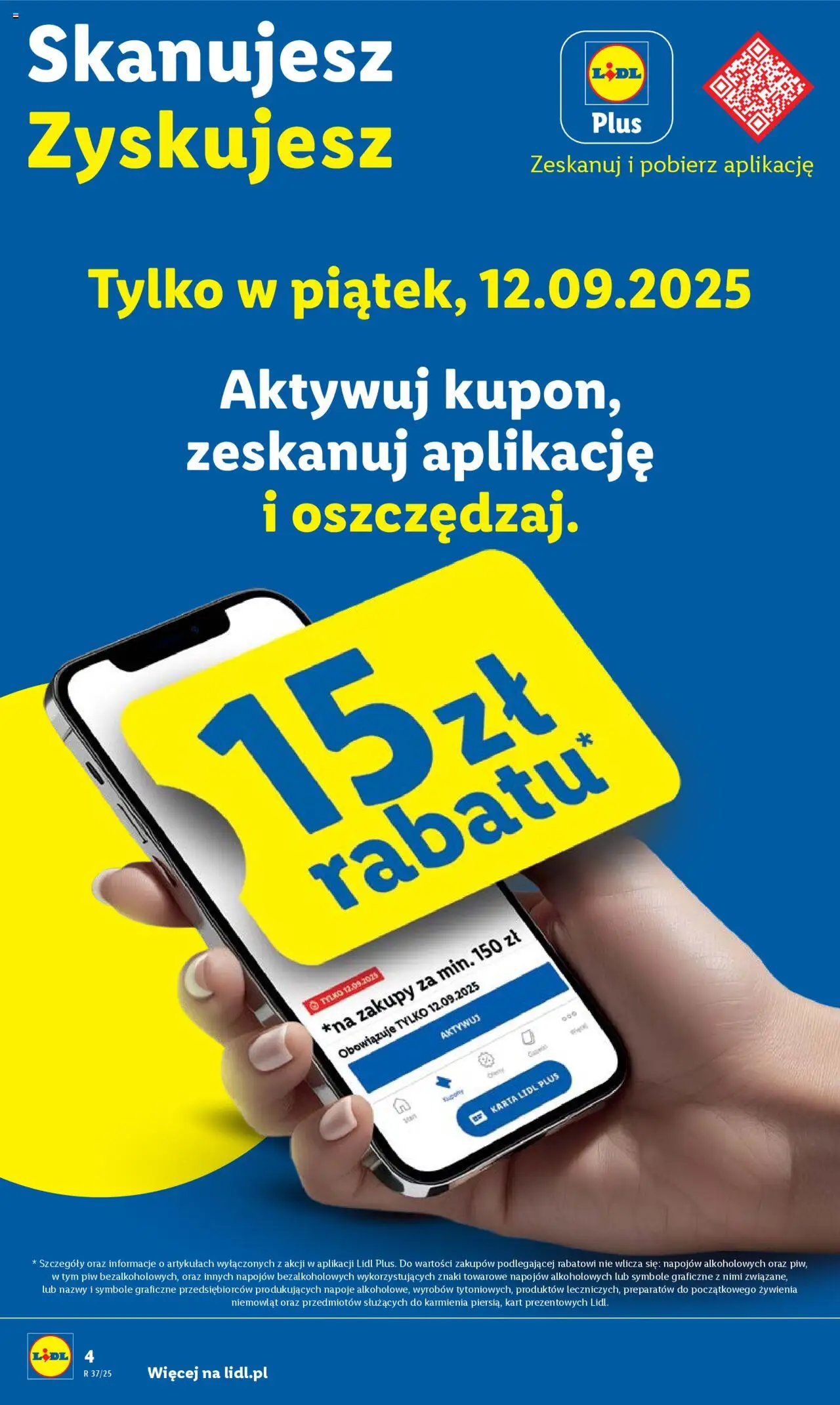 Lidl Gazetka od 11.09.2025 | Strona: 4 | Produkty: Karta, Napoje