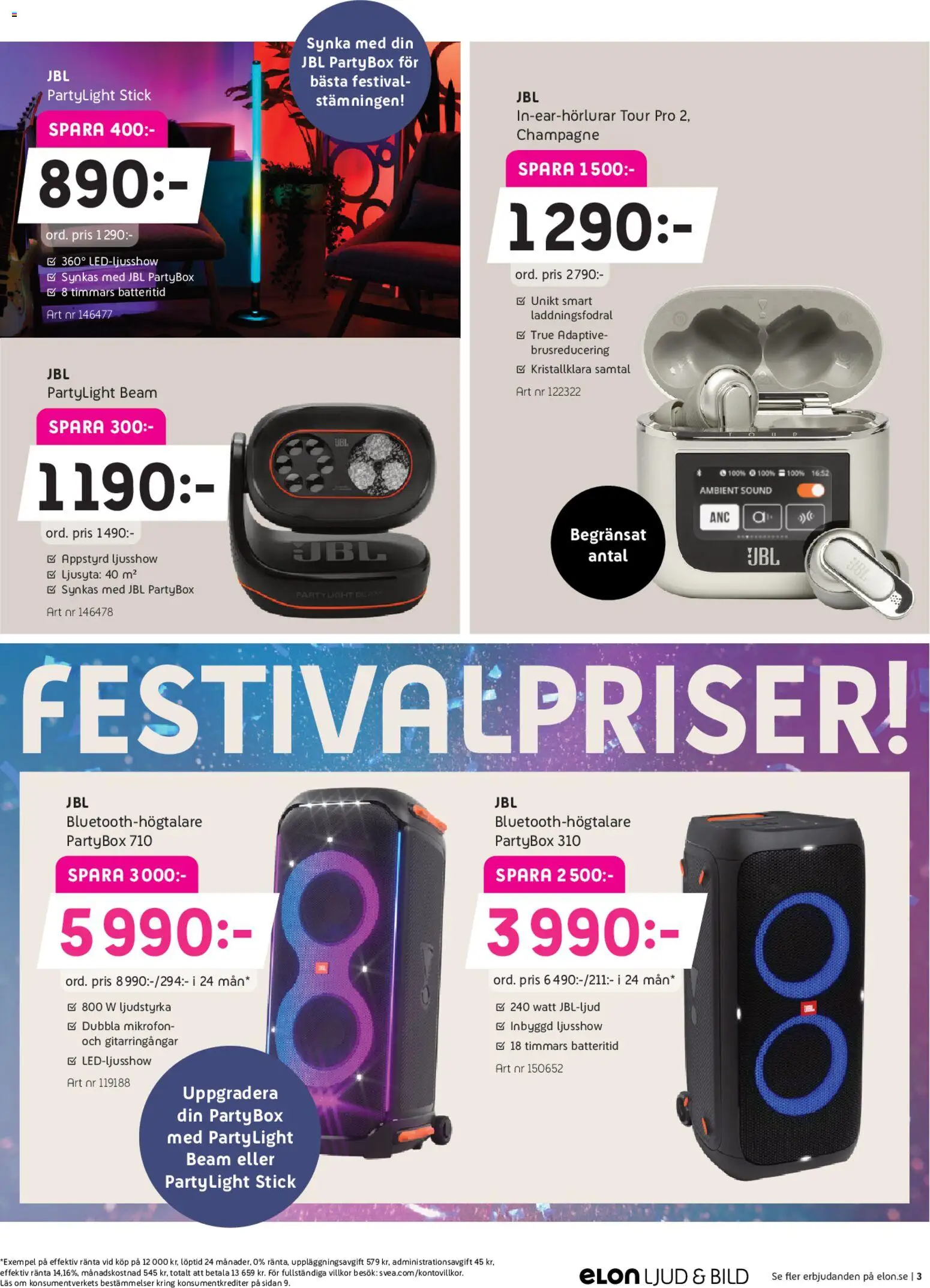 Elon reklamblad aktuell från 26.01.2026 | Sida: 3 | Produkter: Champagne, Mikrofon