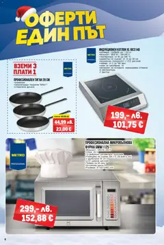 Преглед на METRO брошура - Не пести от комфорт, пести от цени - Офертите са валидни от 18.12.2025 | Страница: 6 | Продукти: Врата, Котлон, Фурна, Микровълнова