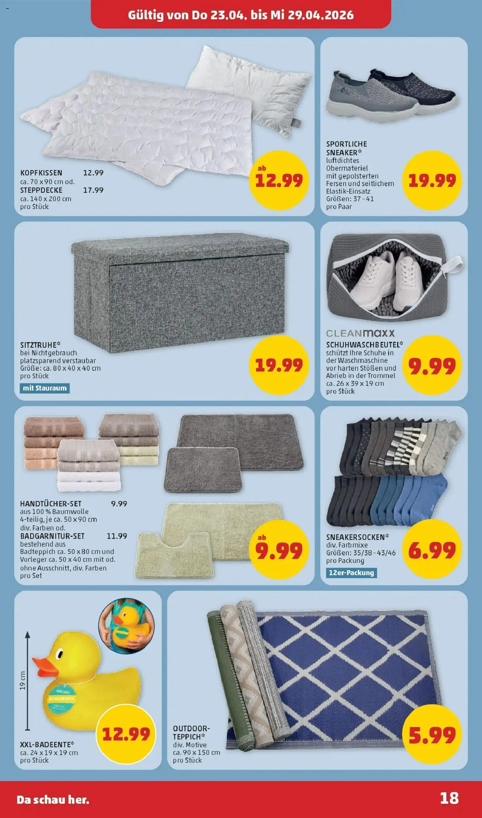 Penny Markt Die ganze Woche sparen gültig ab 23.04.2026 | Seite: 18 | Produkte: Waschmaschine