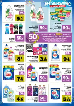 Vista previa Carrefour folleto válido desde el 14.10.2025 | Página: 51 | Productos: Polvo, Detergente, Ropa, Detergente líquido
