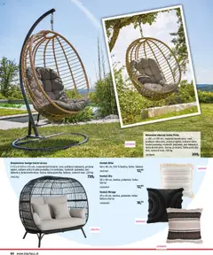 Dvojmiestne lounge kreslo Larissa, š 173 x h 109 x v 151 cm, materiál konštrukcie: oceľ, práškovo lakovaná, prútený výplet, vrátane extra hrubej podušky a 4 vankúšov, materiál: polyester, bez dekorácií, farba konštrukcie: čierna, farba podušky: béžová, nosnosť max. 220 kg │ platný od 01.04.2025 | Strana: 64