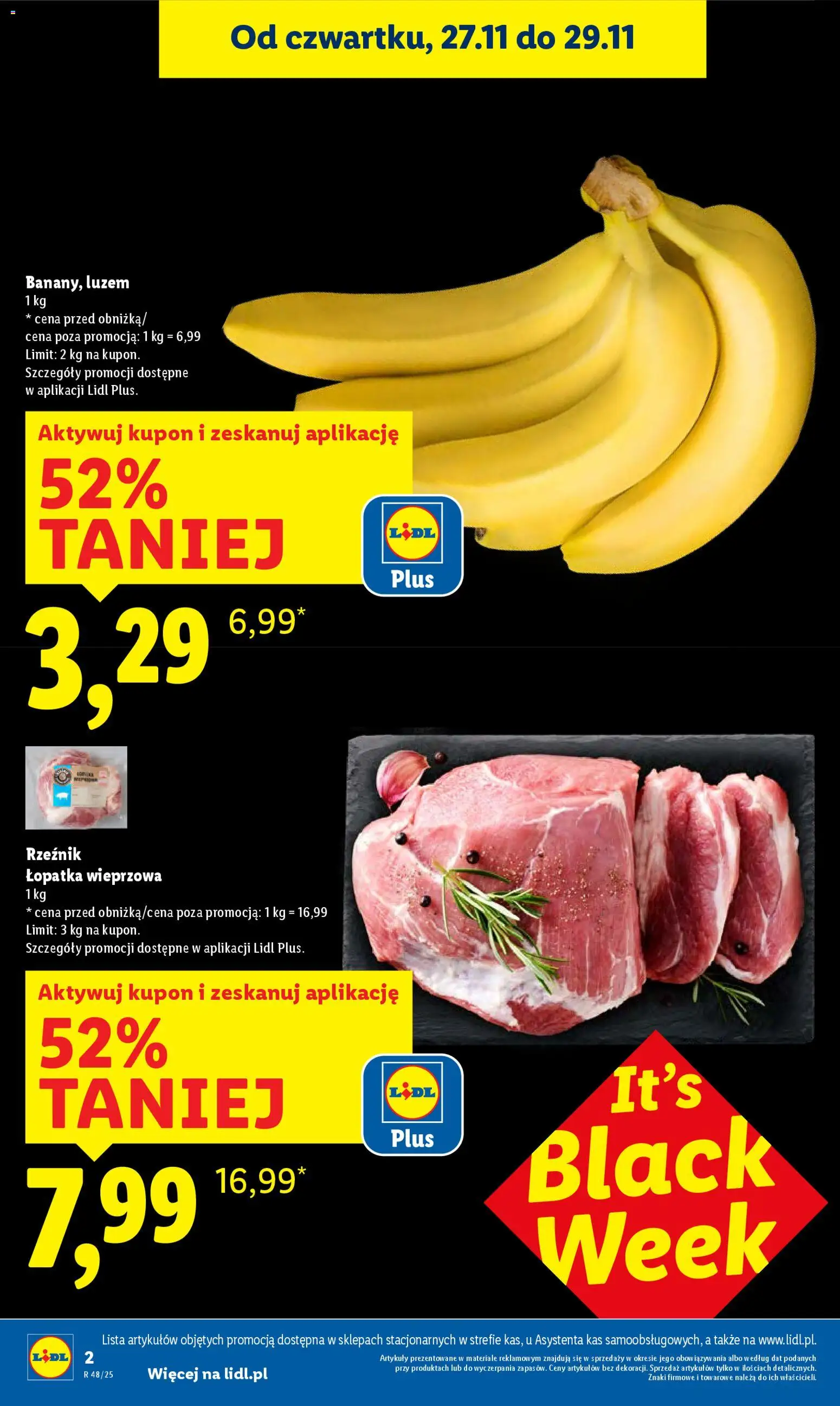 Lidl Black Friday od 27.11.2025 | Strona: 2 | Produkty: Łopatka wieprzowa