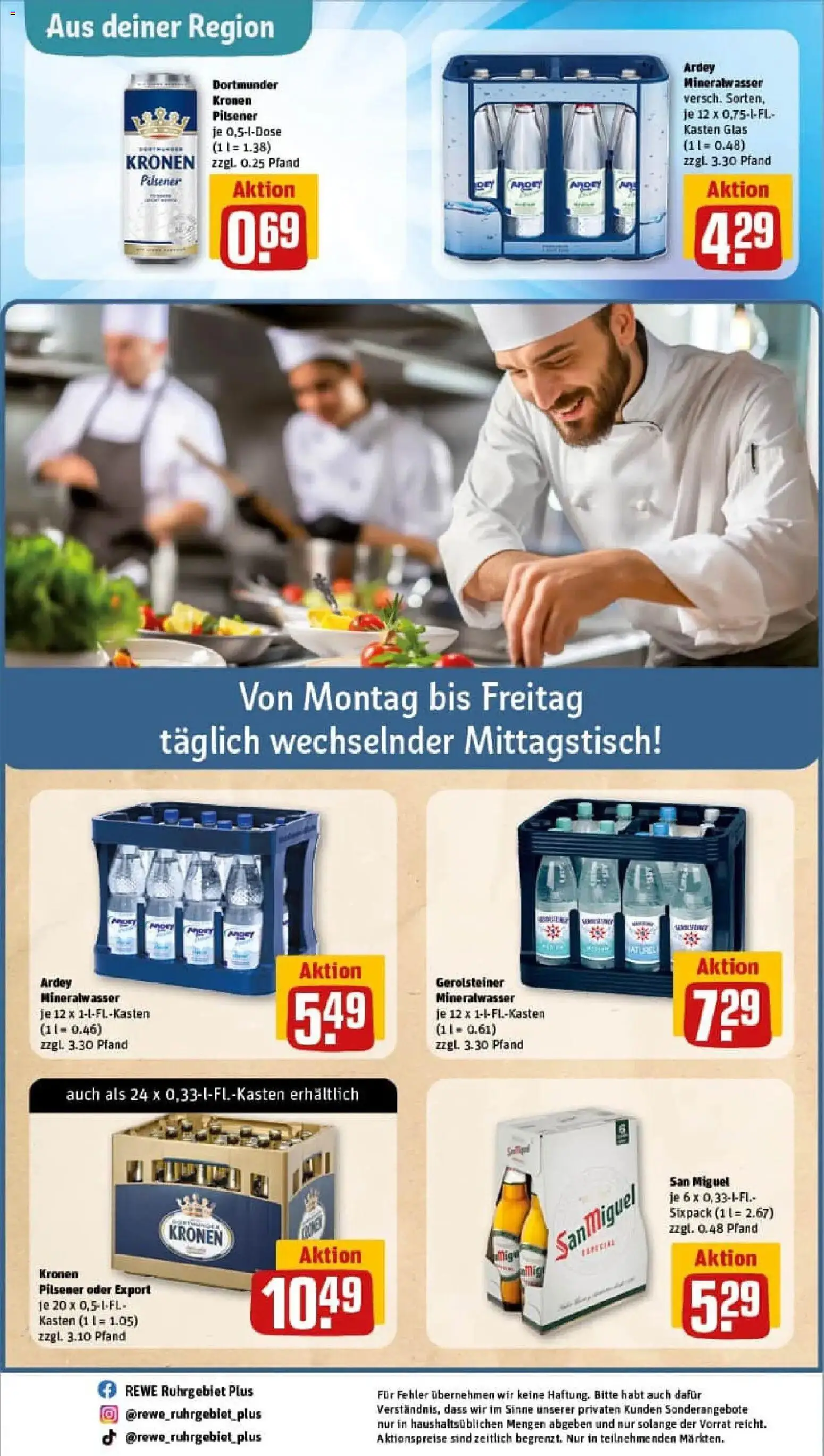 Rewe prospekt Dortmund	 – gültig ab 17.11.2025 | Seite: 28 | Produkte: Mineralwasser, Gerolsteiner